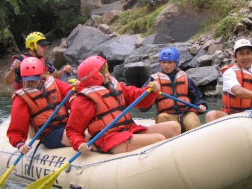 Rafting on the Vltava River