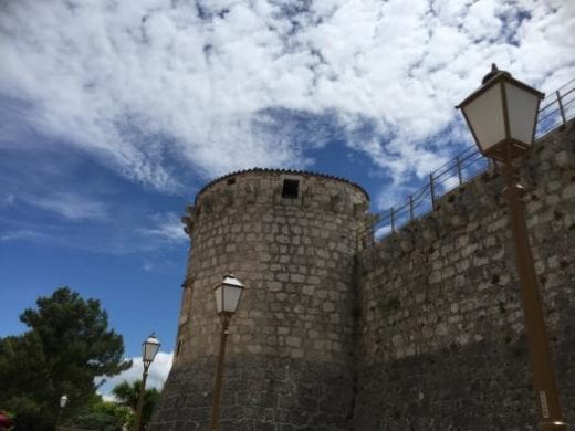 The fort at Dubrovnik