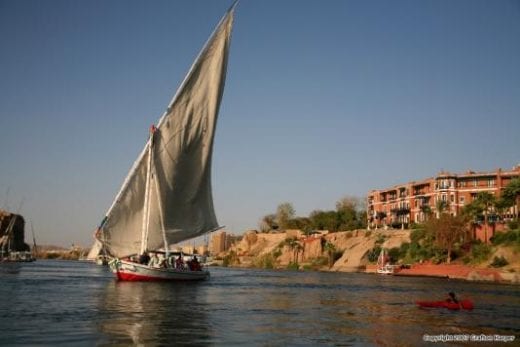 This is your chance to ride in a traditional felucca