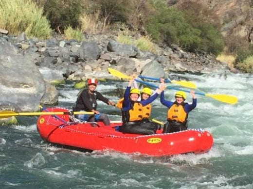 Your guide helps you navigate the rapids