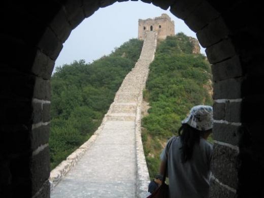 Uncrowded Simatai section of the Great Wall