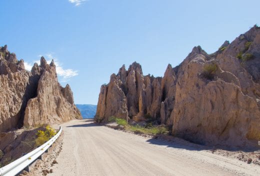 pointed rock formations