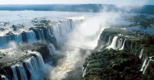 The breathtaking Iguazu Falls