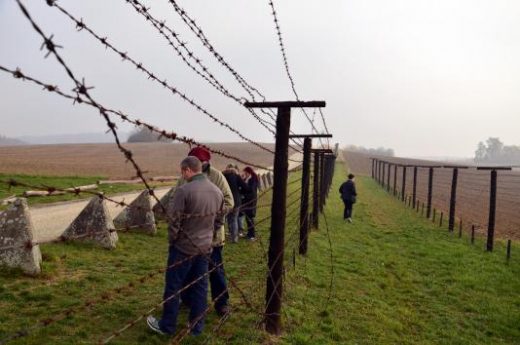 View remains of the Iron Curtain