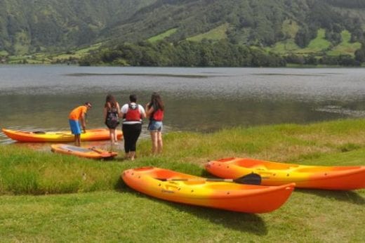 Experience the lake from a kayak