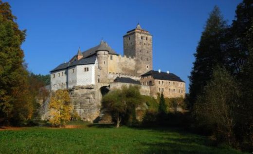 Kost Castle sits between two babbling brooks in Bohemian Paradise.