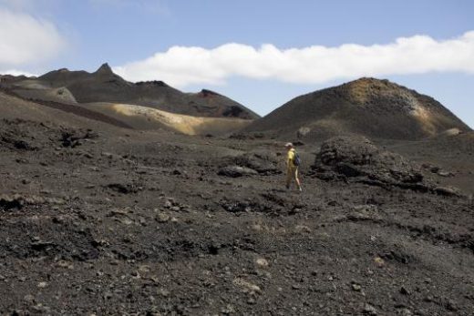 Hike the surreal lava hills of Isabela