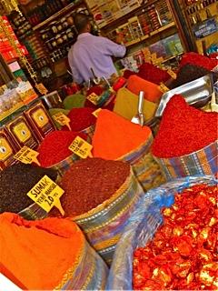 The colorful Spice Bazaar