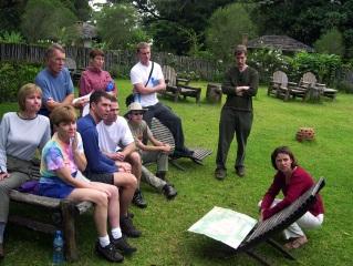 Participate in a pre-climb briefing