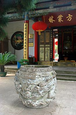 Visit Kunming's 5th century Bamboo Temple (photo by Rolf Mueller)