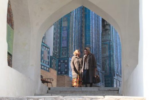 The people-watching in Samarkand is excellent (Photo by Robert Wilson)