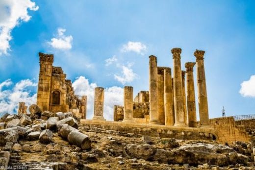 Roman ruins at Jerash