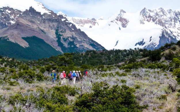 Argentina travel group hikes in Patagonia