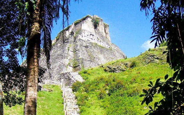 Belize temple ruins