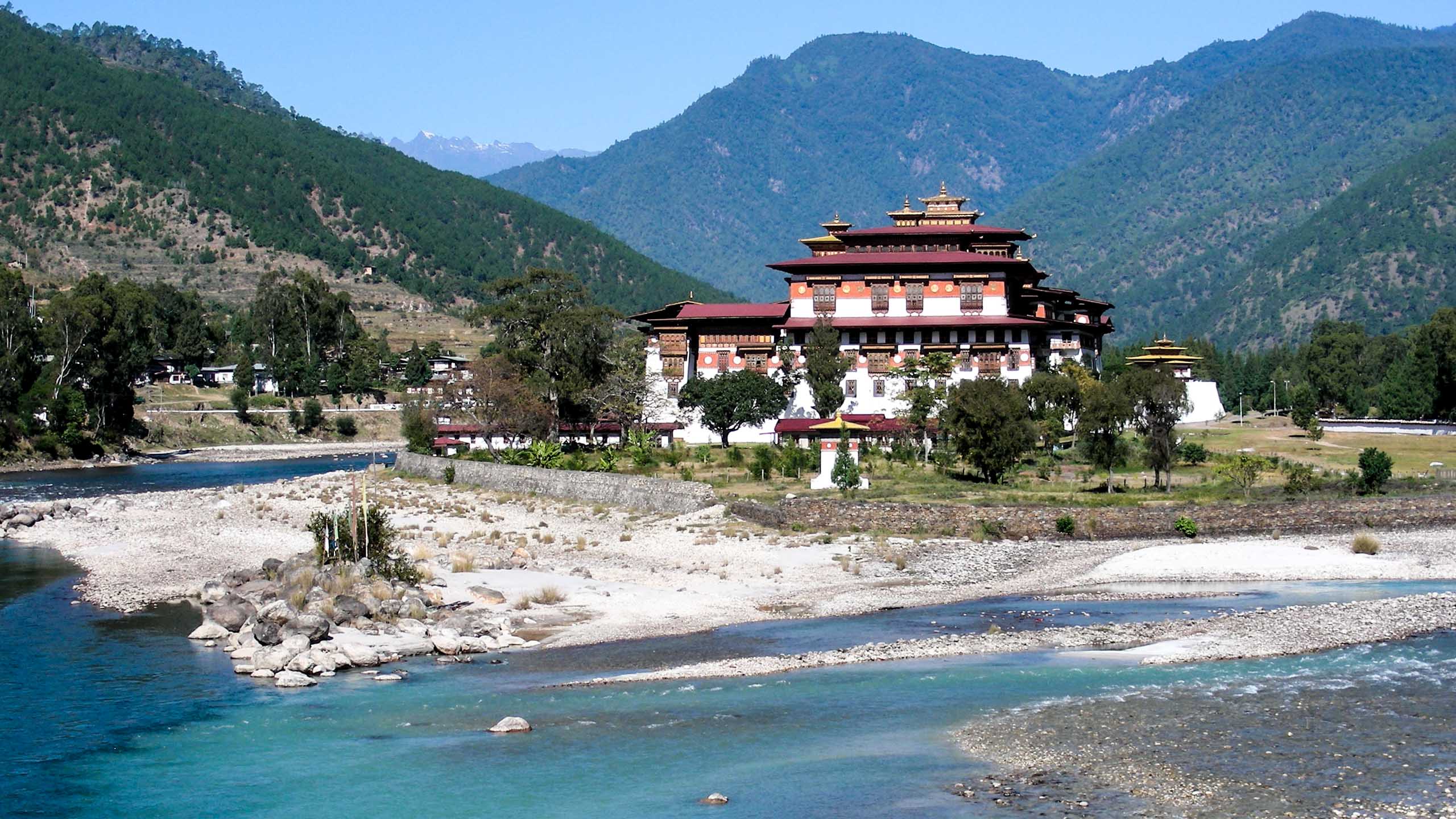 Phunakha Monastery in Bhutan