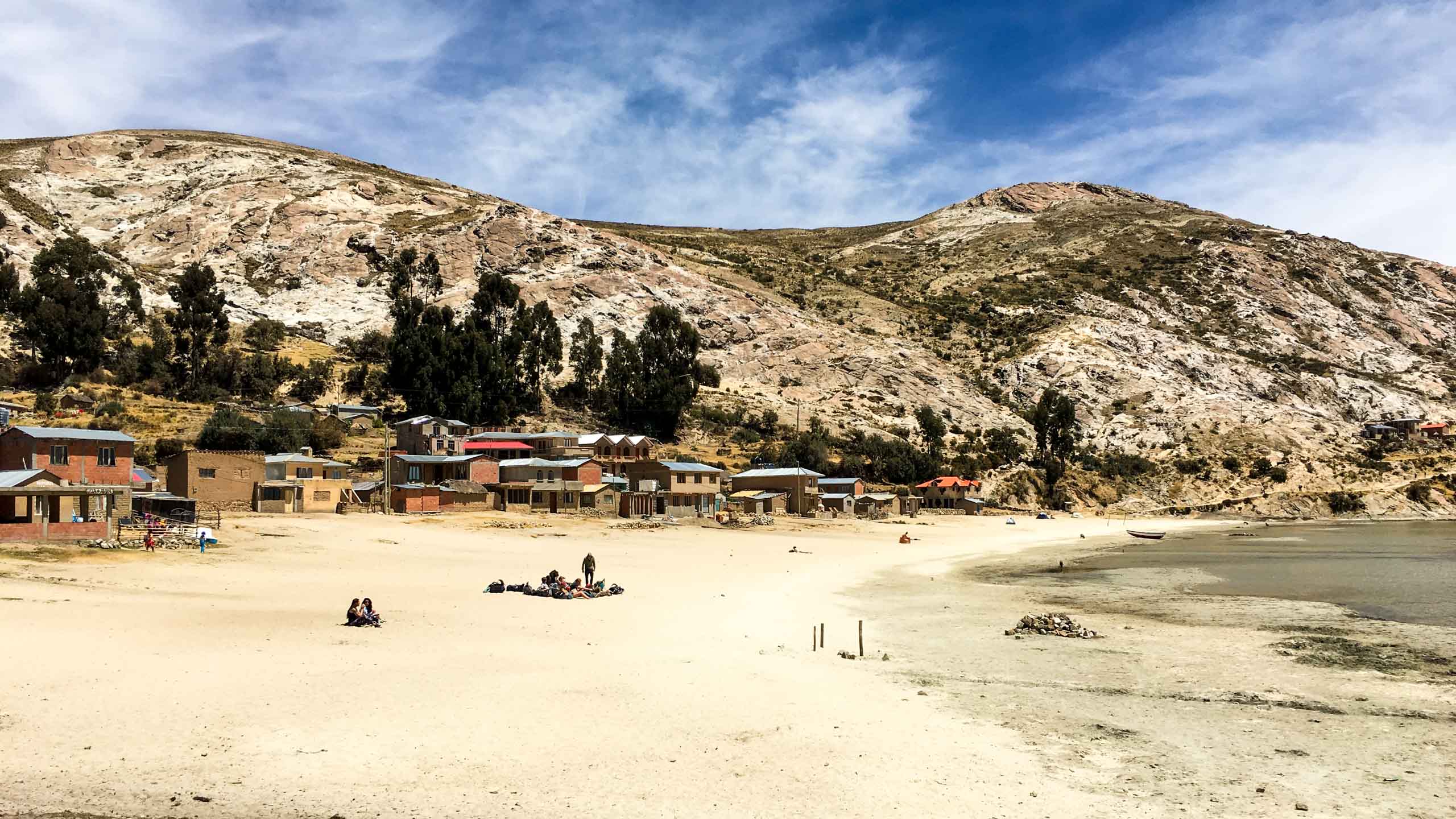 A beach in Bolivia