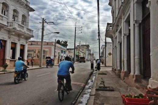 The streets of Cienfuegos