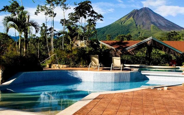 Resort pool in Costa Rica