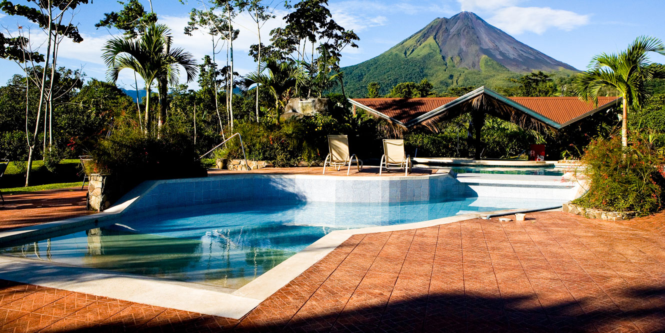 Resort pool in Costa Rica