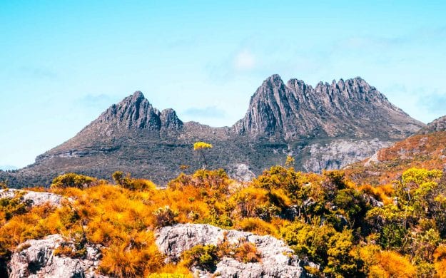 Long view of Cradle Mountain, Tasmania