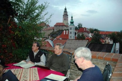 Enjoy dinner in Cesky Krumlov