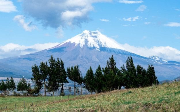 Volcano in the Cotopaxi province, Ecuador