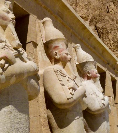Pharaoh statues in Egypt