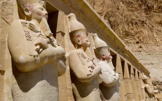 Pharaoh statues in Egypt