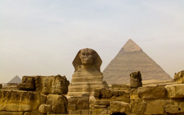 Sphinx and Pyramids of Giza, Egypt