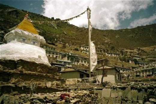 Namche is the largest Sherpa village