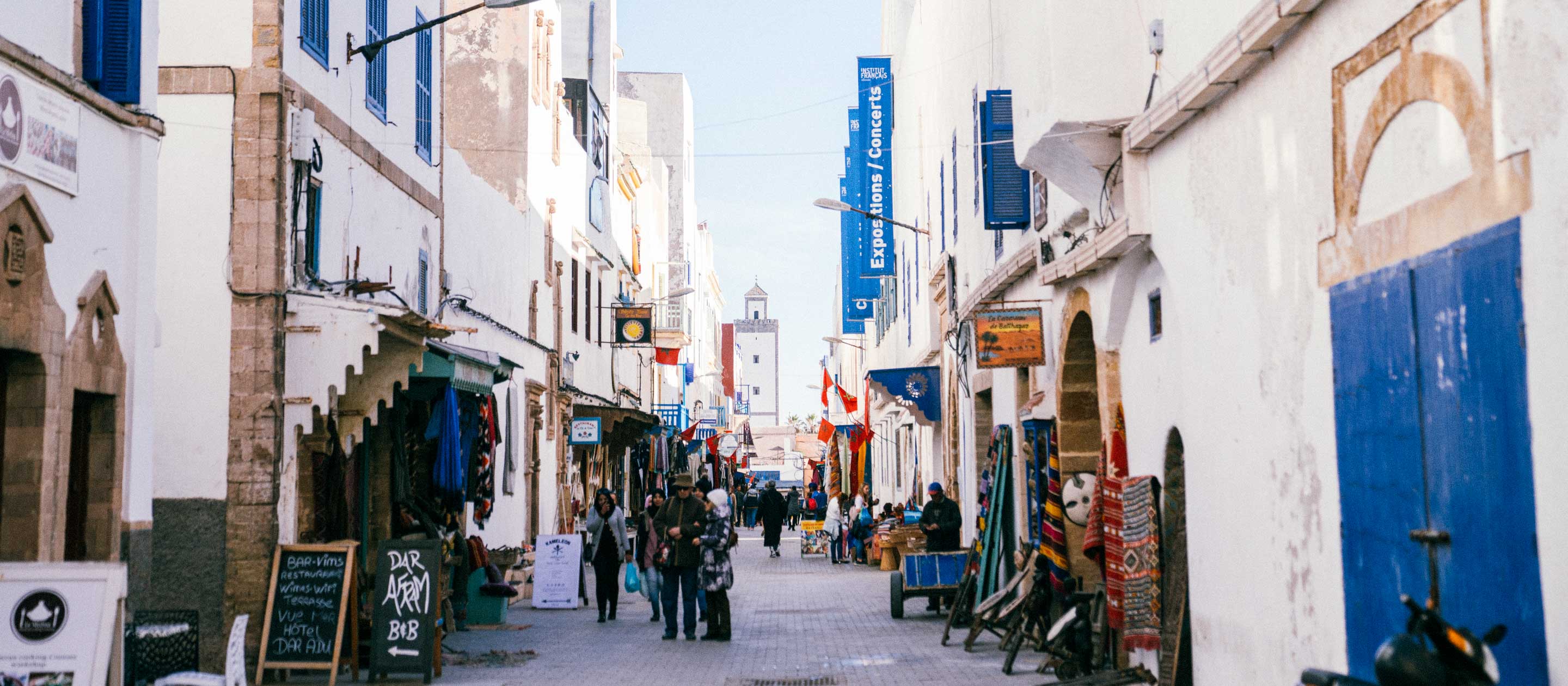 Street in Essaouira, Morocco
