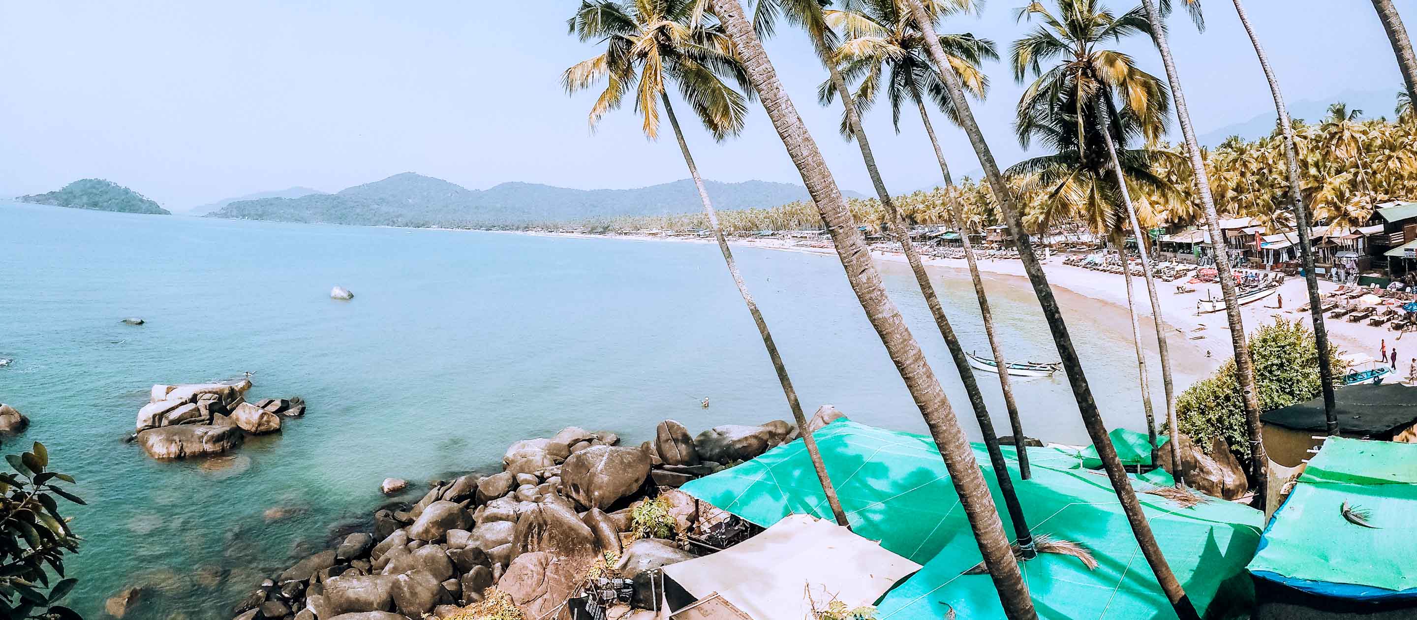 View of beach in Goa, India