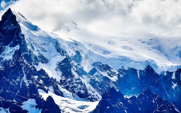 Grey Glacier in Torres del Paine, Chile