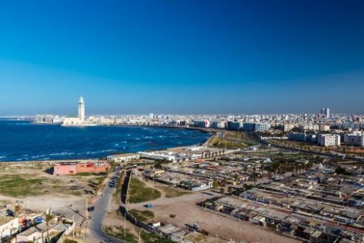 City panorama of Casablanca