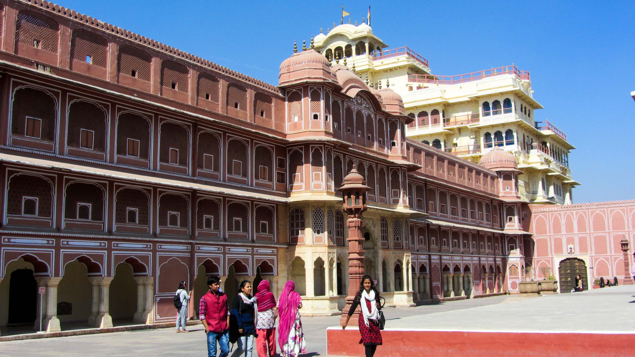 India building near plaza