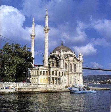 View of Ortakoy Mosque