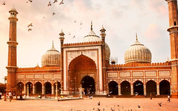 Jama Masjid Mosque in Delhi, India