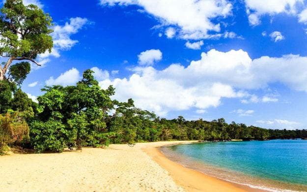 Beach of Masoala Peninsula, Madagascar