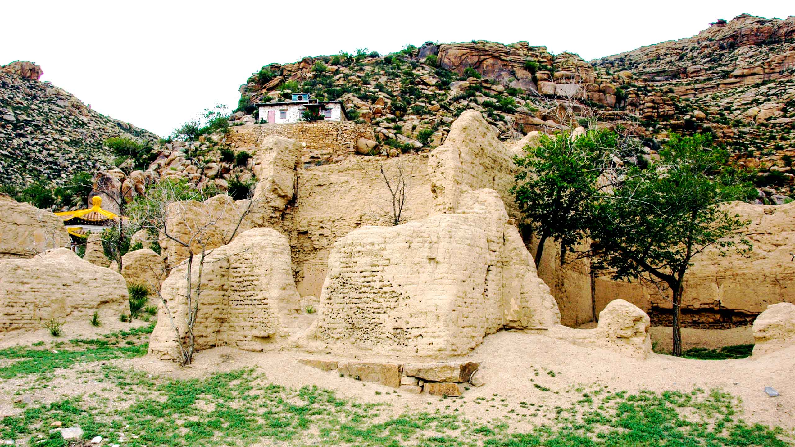 Rocky landscape in Mongolia