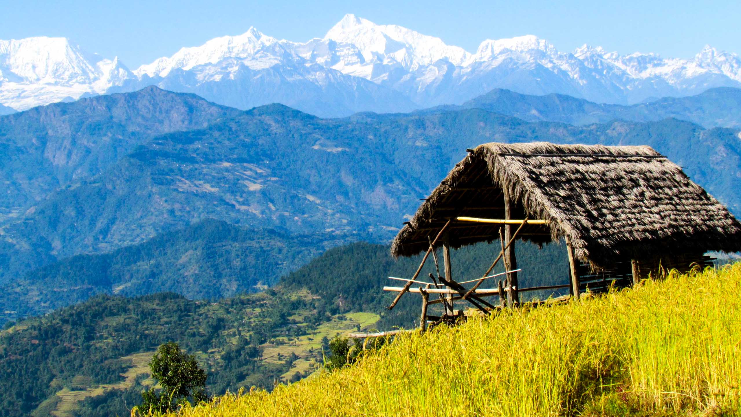 Hut near Mount Everest in Nepal