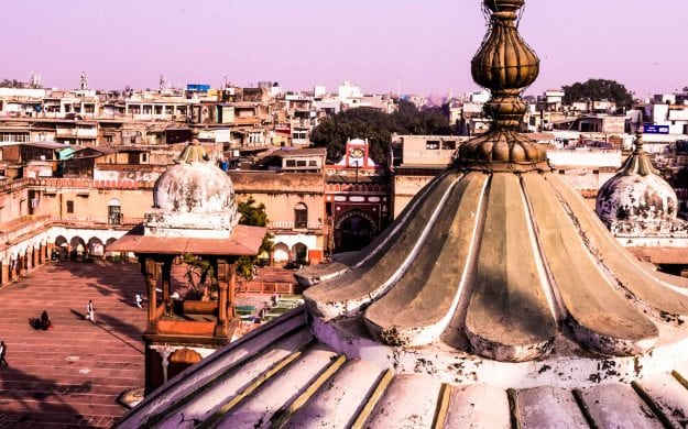 View over Old Delhi, India rooftops