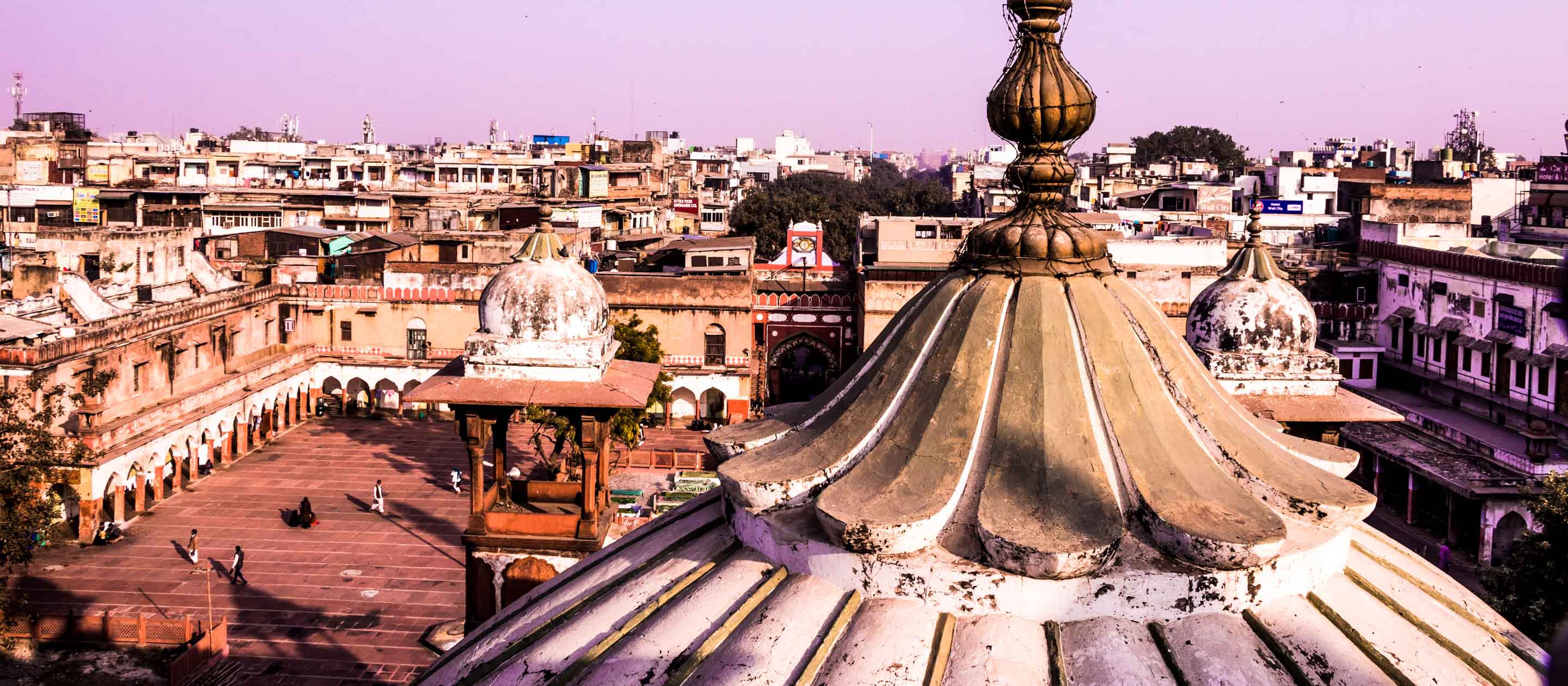 View over Old Delhi, India rooftops