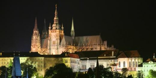 Prague Castle by night