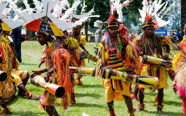 Papua New Guinea show performance