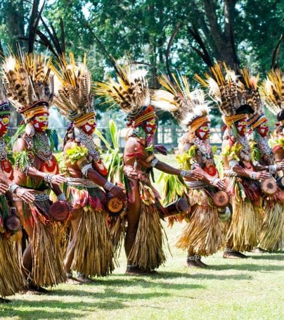 Sing-sing group during Mt. Hagen Show