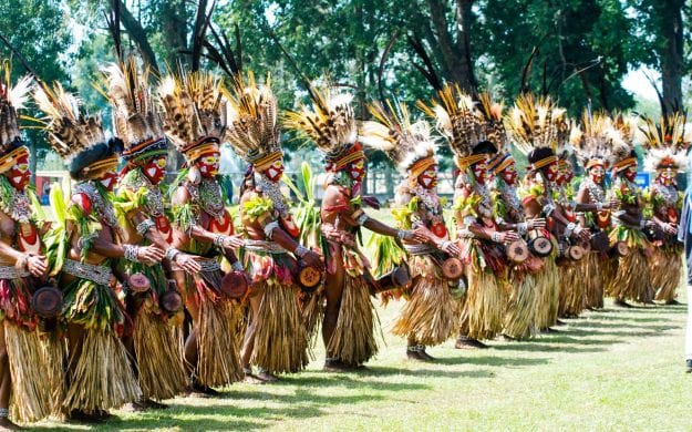 Sing-sing group during Mt. Hagen Show