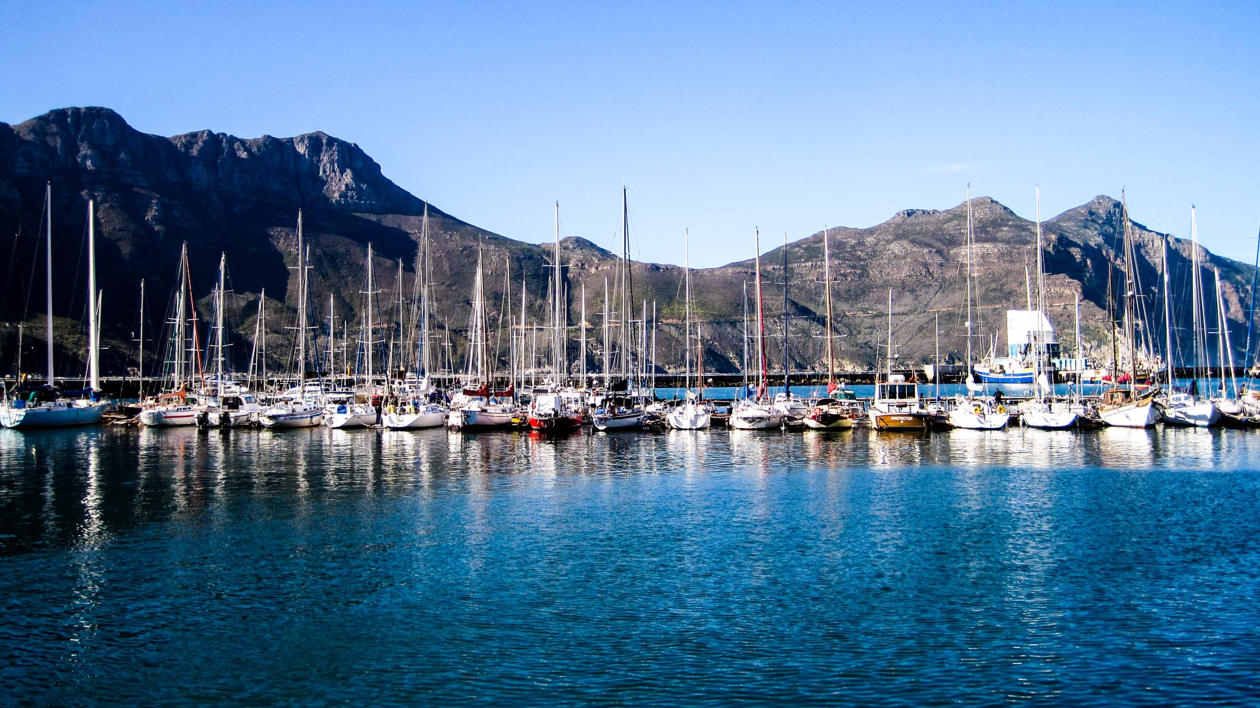 Boats in South Africa harbor