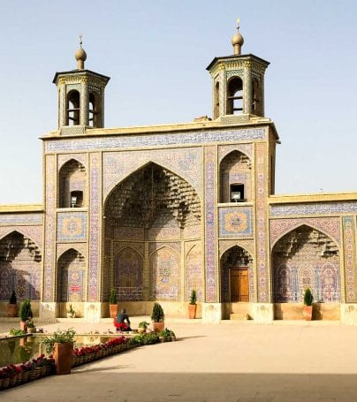 Courtyard of Iran temple