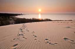 Parnidzio Sand Dunes at sunset