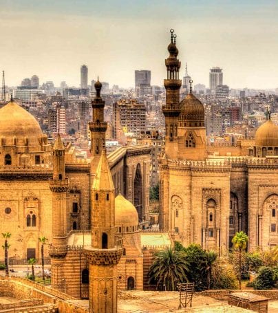 Aerial view of Cairo, Egypt